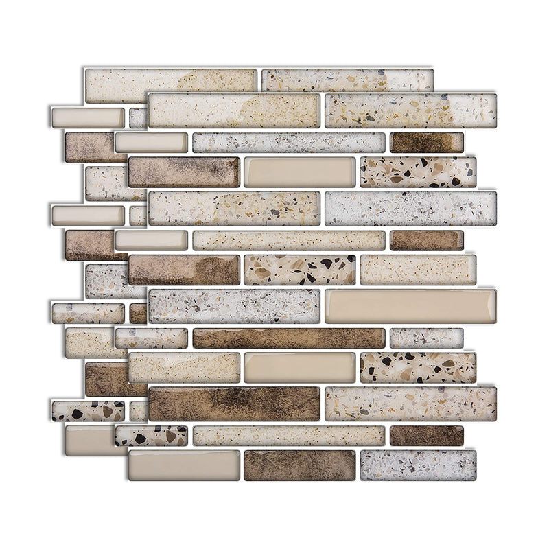 Square Peel and Stick Tiles Plastic Indoor Peel & Stick Subway Tile Khaki Clearhalo 'Flooring 'Home Improvement' 'home_improvement' 'home_improvement_peel_stick_blacksplash' 'Peel & Stick Backsplash Tile' 'peel_stick_blacksplash' 'Walls & Ceilings' Walls and Ceiling' 7051246