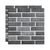 Plastic Peel and Stick Tiles 3D Square Waterproof Peel and Stick Tiles Dark Gray Clearhalo 'Flooring 'Home Improvement' 'home_improvement' 'home_improvement_peel_stick_blacksplash' 'Peel & Stick Backsplash Tile' 'peel_stick_blacksplash' 'Walls & Ceilings' Walls and Ceiling' 7051263