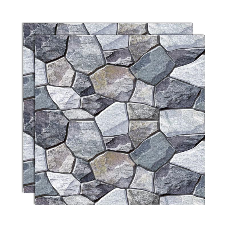 Plastic Peel and Stick Tiles 3D Square Waterproof Peel and Stick Tiles Gray-Blue Clearhalo 'Flooring 'Home Improvement' 'home_improvement' 'home_improvement_peel_stick_blacksplash' 'Peel & Stick Backsplash Tile' 'peel_stick_blacksplash' 'Walls & Ceilings' Walls and Ceiling' 7051304