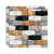 Plastic Peel & Stick Subway Tile 3D Subway Tile with Slip Resistant Yellow/ Black Clearhalo 'Flooring 'Home Improvement' 'home_improvement' 'home_improvement_peel_stick_blacksplash' 'Peel & Stick Backsplash Tile' 'peel_stick_blacksplash' 'Walls & Ceilings' Walls and Ceiling' 7051317