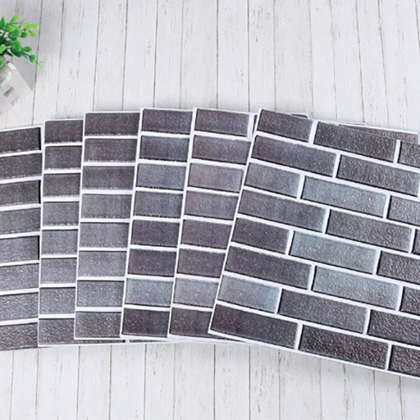 Plastic Peel & Stick Subway Tile 3D Subway Tile with Slip Resistant Clearhalo 'Flooring 'Home Improvement' 'home_improvement' 'home_improvement_peel_stick_blacksplash' 'Peel & Stick Backsplash Tile' 'peel_stick_blacksplash' 'Walls & Ceilings' Walls and Ceiling' 7051323