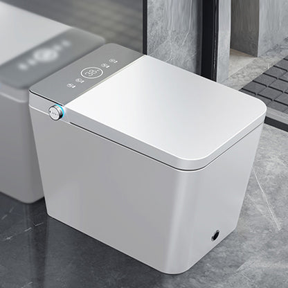 Contemporary Siphon Jet Flush Toilet Floor Mount Toilet Bowl for Bathroom White Clearhalo 'Bathroom Remodel & Bathroom Fixtures' 'Home Improvement' 'home_improvement' 'home_improvement_toilets' 'Toilets & Bidets' 'Toilets' 7056006