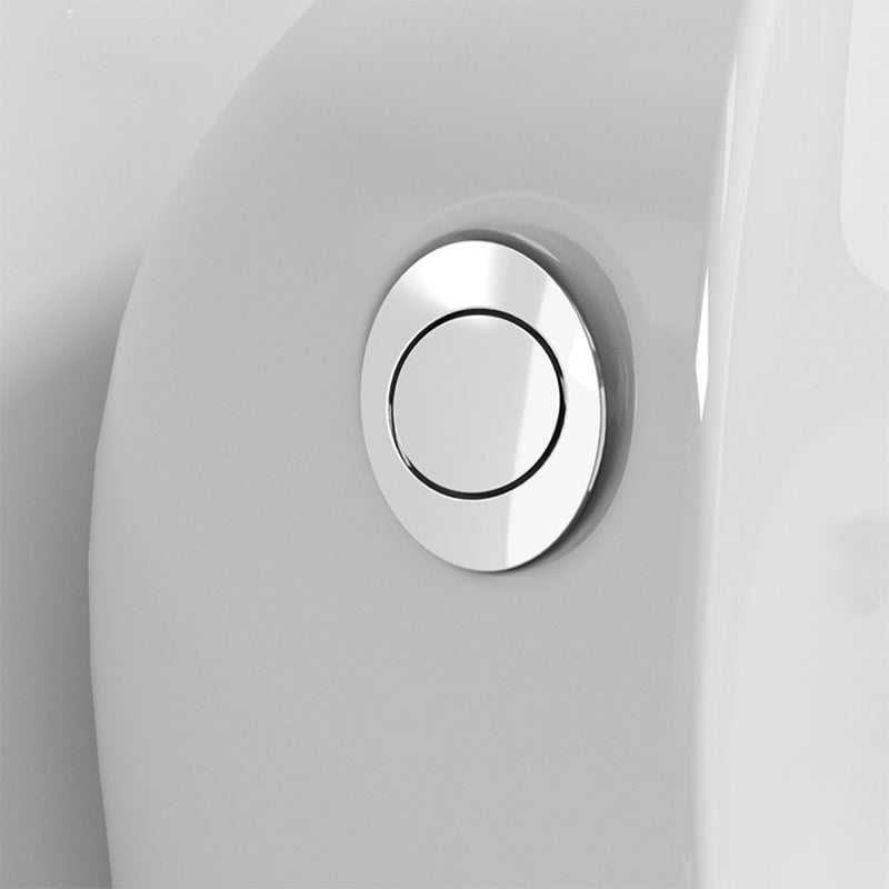 Modern Ceramic Flush Toilet Floor Mounted Urine Toilet with Seat for Washroom Clearhalo 'Bathroom Remodel & Bathroom Fixtures' 'Home Improvement' 'home_improvement' 'home_improvement_toilets' 'Toilets & Bidets' 'Toilets' 7056030