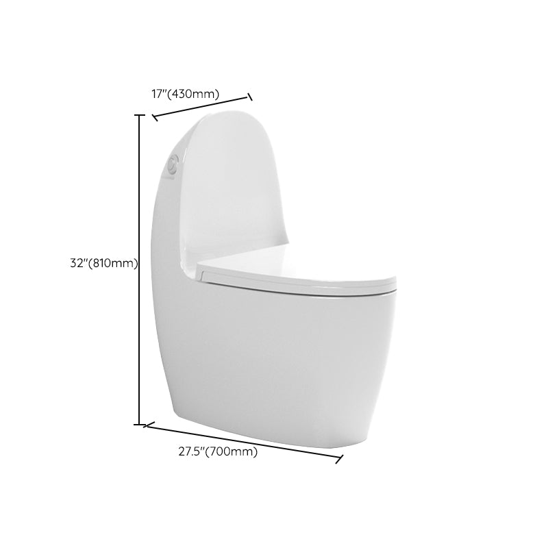 Modern Ceramic Flush Toilet Floor Mounted Urine Toilet with Seat for Washroom Clearhalo 'Bathroom Remodel & Bathroom Fixtures' 'Home Improvement' 'home_improvement' 'home_improvement_toilets' 'Toilets & Bidets' 'Toilets' 7056036