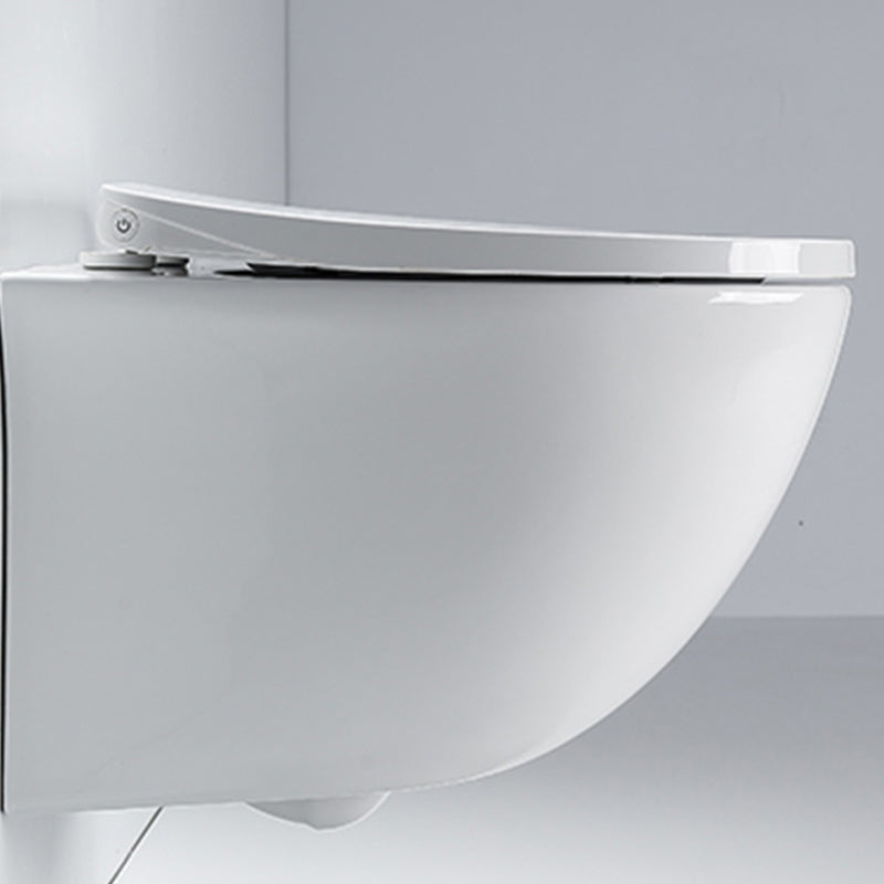 Contemporary One Piece Toilet Bowl Wall Mount Porcelain Flush Toilet Clearhalo 'Bathroom Remodel & Bathroom Fixtures' 'Home Improvement' 'home_improvement' 'home_improvement_toilets' 'Toilets & Bidets' 'Toilets' 7056046