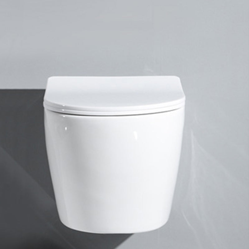 Modern Ceramic Flush Toilet Wall Mount White Urine Toilet with Seat for Bathroom Clearhalo 'Bathroom Remodel & Bathroom Fixtures' 'Home Improvement' 'home_improvement' 'home_improvement_toilets' 'Toilets & Bidets' 'Toilets' 7056062
