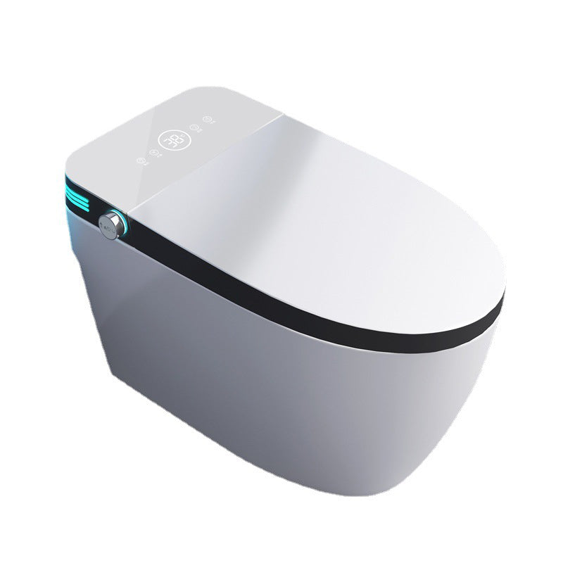 Contemporary Ceramic Toilet Floor Mounted Urine Toilet with Seat for Washroom Clearhalo 'Bathroom Remodel & Bathroom Fixtures' 'Home Improvement' 'home_improvement' 'home_improvement_toilets' 'Toilets & Bidets' 'Toilets' 7056095