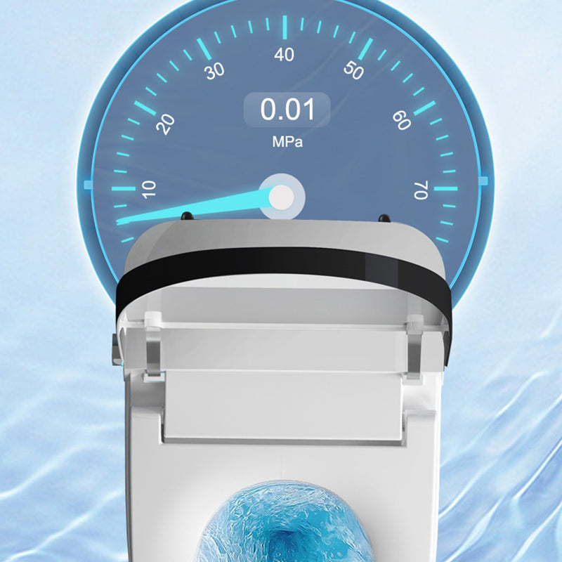 Contemporary Ceramic Toilet Floor Mounted Urine Toilet with Seat for Washroom Clearhalo 'Bathroom Remodel & Bathroom Fixtures' 'Home Improvement' 'home_improvement' 'home_improvement_toilets' 'Toilets & Bidets' 'Toilets' 7056097