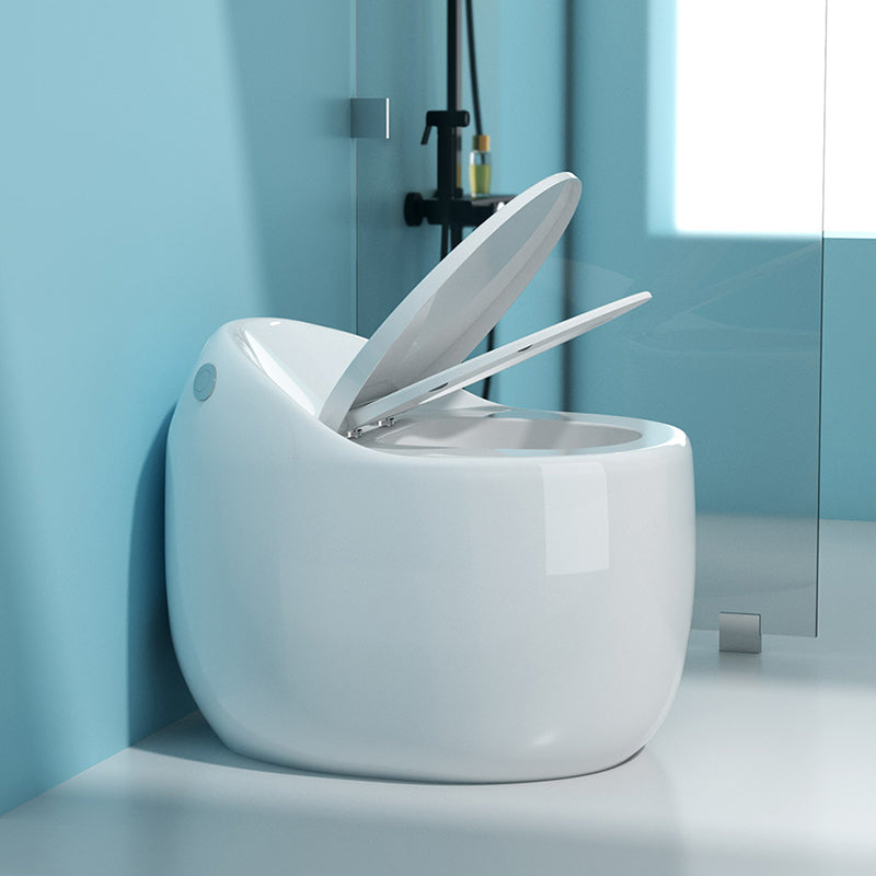 Modern Ceramic Flush Toilet Seat Included Toilet Bowl for Washroom Clearhalo 'Bathroom Remodel & Bathroom Fixtures' 'Home Improvement' 'home_improvement' 'home_improvement_toilets' 'Toilets & Bidets' 'Toilets' 7056163