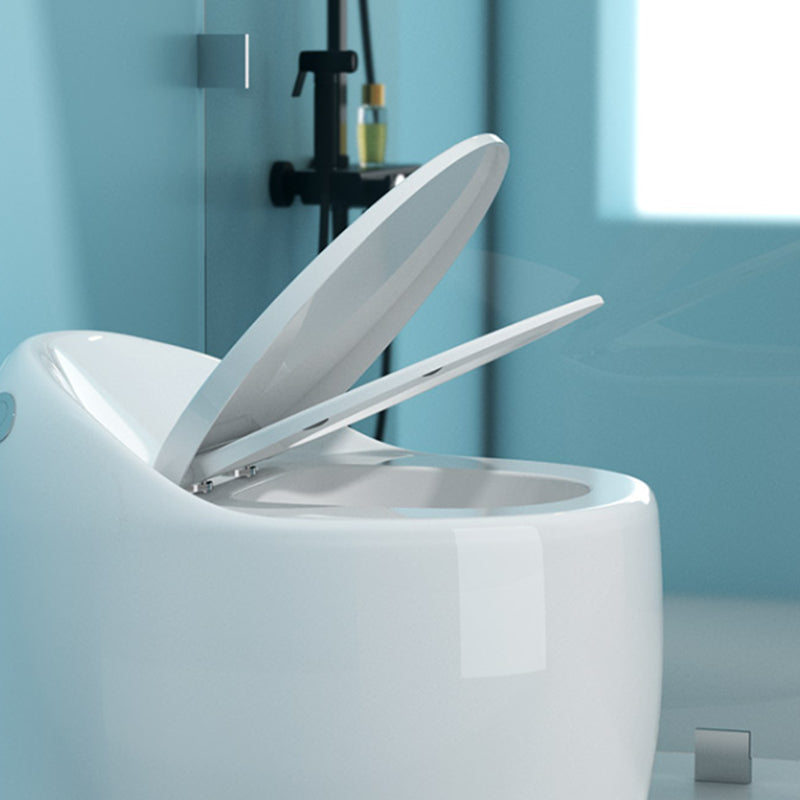 Modern Ceramic Flush Toilet Seat Included Toilet Bowl for Washroom Clearhalo 'Bathroom Remodel & Bathroom Fixtures' 'Home Improvement' 'home_improvement' 'home_improvement_toilets' 'Toilets & Bidets' 'Toilets' 7056176