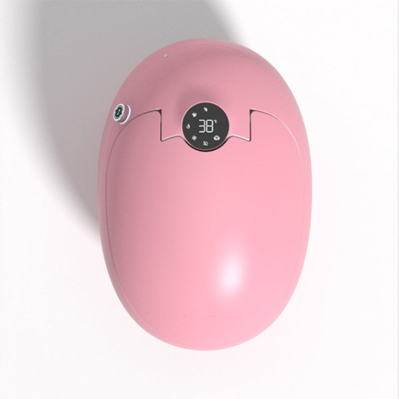 Contemporary Ceramic Flush Toilet Heated Seat Included Urine Toilet for Bathroom Clearhalo 'Bathroom Remodel & Bathroom Fixtures' 'Home Improvement' 'home_improvement' 'home_improvement_toilets' 'Toilets & Bidets' 'Toilets' 7056189