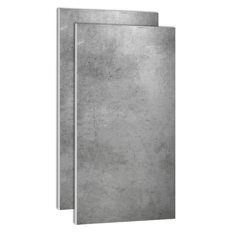 Rectangle Floor Tile Straight Edge Pure Color Floor Tile for Living Room Grey 24"L x 47"W x 0.4"H Clearhalo 'Floor Tiles & Wall Tiles' 'floor_tiles_wall_tiles' 'Flooring 'Home Improvement' 'home_improvement' 'home_improvement_floor_tiles_wall_tiles' Walls and Ceiling' 7056202