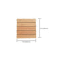 Teak Finish 5-Slat Square Wood Flooring Tile Interlocking Outdoor Flooring Tiles Clearhalo 'Home Improvement' 'home_improvement' 'home_improvement_outdoor_deck_tiles_planks' 'Outdoor Deck Tiles & Planks' 'Outdoor Flooring & Tile' 'Outdoor Remodel' 'outdoor_deck_tiles_planks' 7062675
