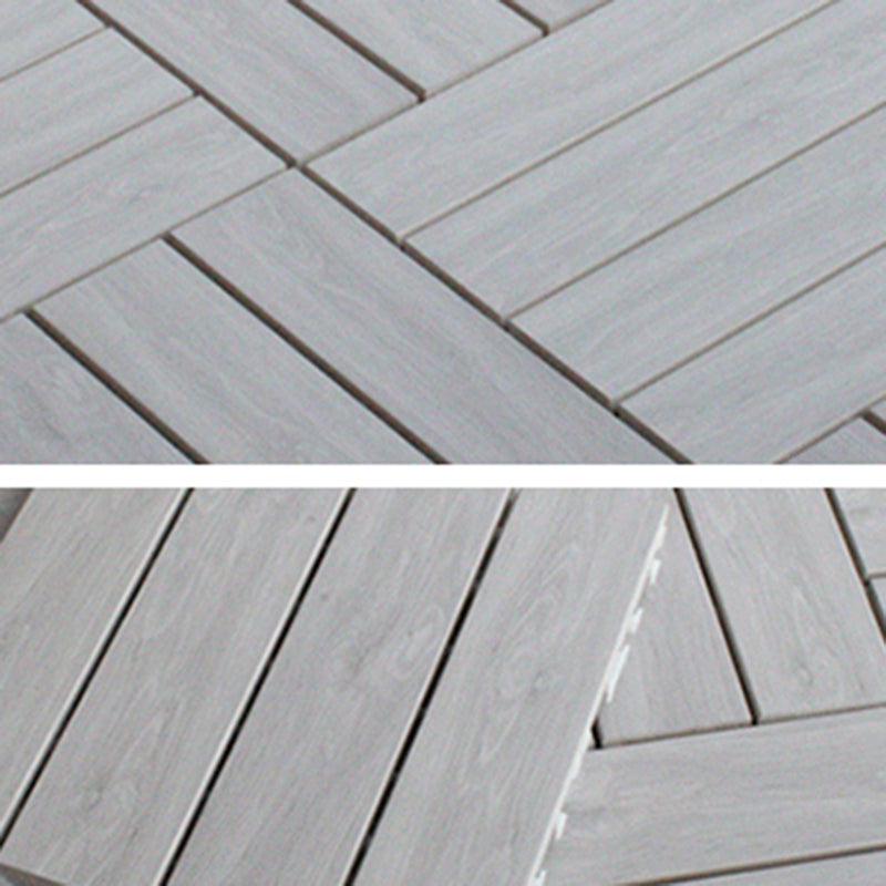 Outdoor Floor Patio Stripe Composite Square Water-resistant Deck Plank Clearhalo 'Home Improvement' 'home_improvement' 'home_improvement_outdoor_deck_tiles_planks' 'Outdoor Deck Tiles & Planks' 'Outdoor Flooring & Tile' 'Outdoor Remodel' 'outdoor_deck_tiles_planks' 7062724