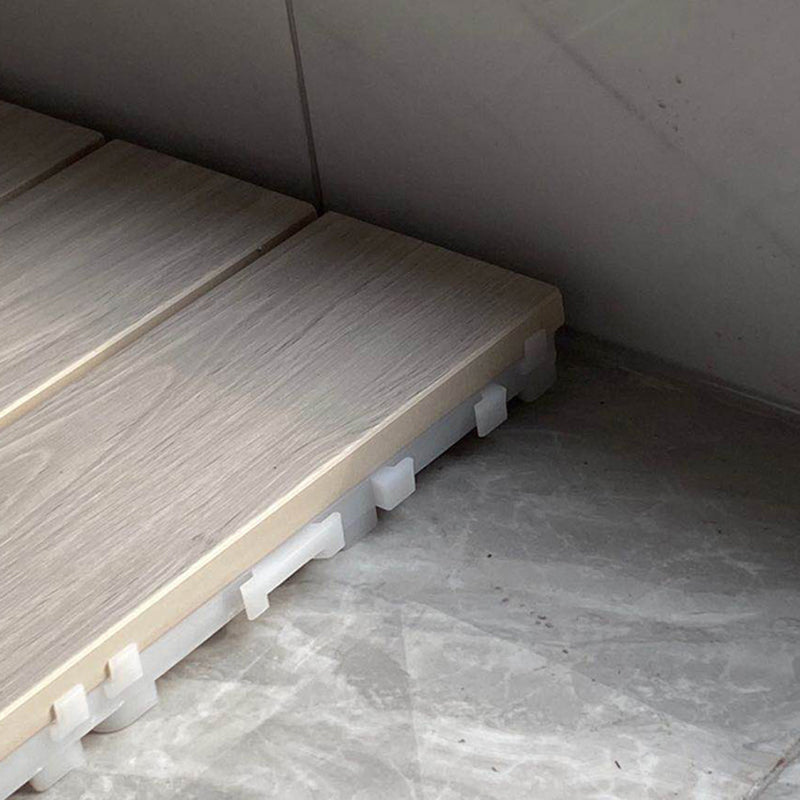 Outdoor Floor Patio Stripe Composite Square Water-resistant Deck Plank Clearhalo 'Home Improvement' 'home_improvement' 'home_improvement_outdoor_deck_tiles_planks' 'Outdoor Deck Tiles & Planks' 'Outdoor Flooring & Tile' 'Outdoor Remodel' 'outdoor_deck_tiles_planks' 7062725