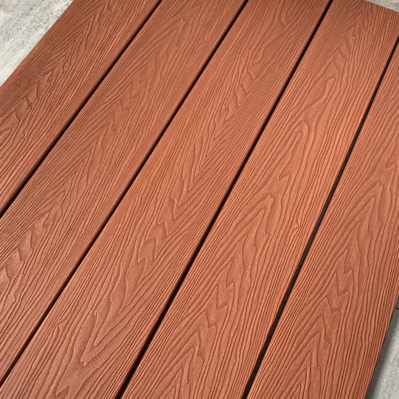 Outdoor Floor Patio Wooden Stripe Composite Waterproof Deck Plank Clearhalo 'Home Improvement' 'home_improvement' 'home_improvement_outdoor_deck_tiles_planks' 'Outdoor Deck Tiles & Planks' 'Outdoor Flooring & Tile' 'Outdoor Remodel' 'outdoor_deck_tiles_planks' 7062744