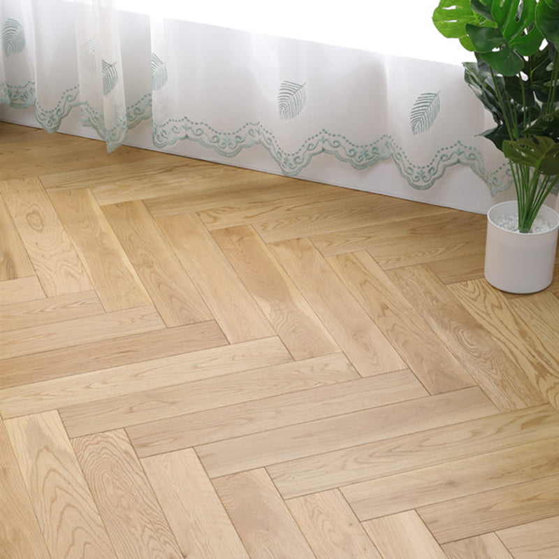 Modern Wood Flooring Wire Brushed Water Resistant Click-Locking Wood Tile Light Wood Clearhalo 'Flooring 'Hardwood Flooring' 'hardwood_flooring' 'Home Improvement' 'home_improvement' 'home_improvement_hardwood_flooring' Walls and Ceiling' 7062809