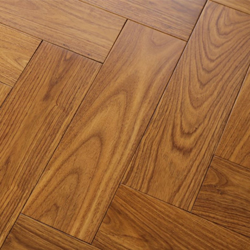 Modern Wood Flooring Wire Brushed Water Resistant Click-Locking Wood Tile Brown Yellow Clearhalo 'Flooring 'Hardwood Flooring' 'hardwood_flooring' 'Home Improvement' 'home_improvement' 'home_improvement_hardwood_flooring' Walls and Ceiling' 7062818