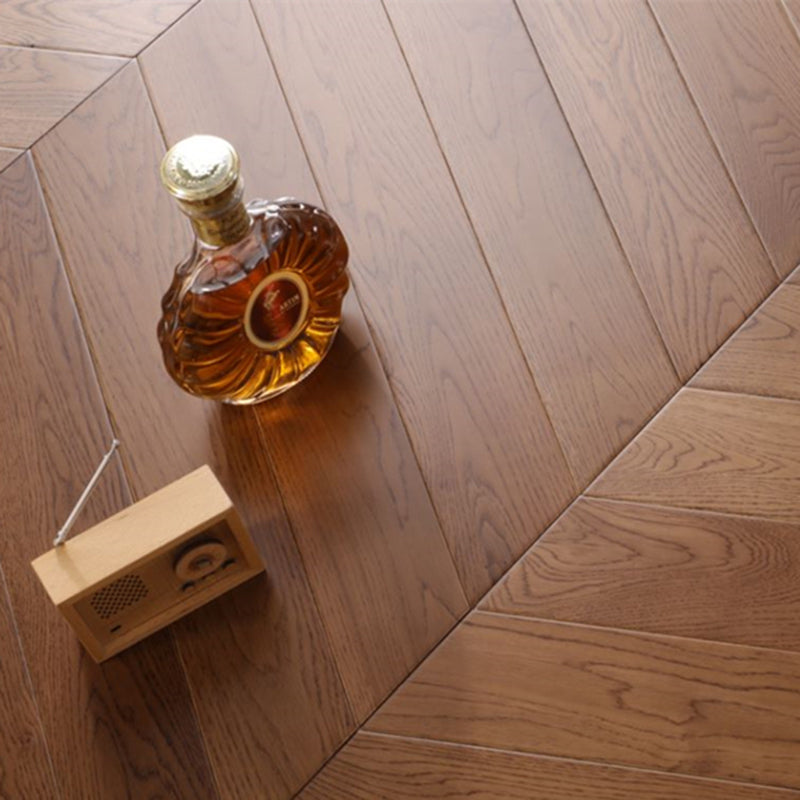 Modern Wood Flooring Wire Brushed Water Resistant Click-Locking Wood Tile Red Brown Clearhalo 'Flooring 'Hardwood Flooring' 'hardwood_flooring' 'Home Improvement' 'home_improvement' 'home_improvement_hardwood_flooring' Walls and Ceiling' 7062820