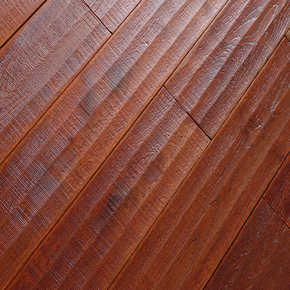 Traditional Solid Hardwood Flooring 30-Pack Cherry Wood Side Trim Piece for Patio Red Semi-Gloss Clearhalo 'Flooring 'Hardwood Flooring' 'hardwood_flooring' 'Home Improvement' 'home_improvement' 'home_improvement_hardwood_flooring' Walls and Ceiling' 7062878