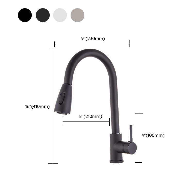 Modern Spray Kitchen Faucet Brass Pulldown Sprayer Swivel Spout Bridge Faucet Clearhalo 'Home Improvement' 'home_improvement' 'home_improvement_kitchen_faucets' 'Kitchen Faucets' 'Kitchen Remodel & Kitchen Fixtures' 'Kitchen Sinks & Faucet Components' 'kitchen_faucets' 7063110