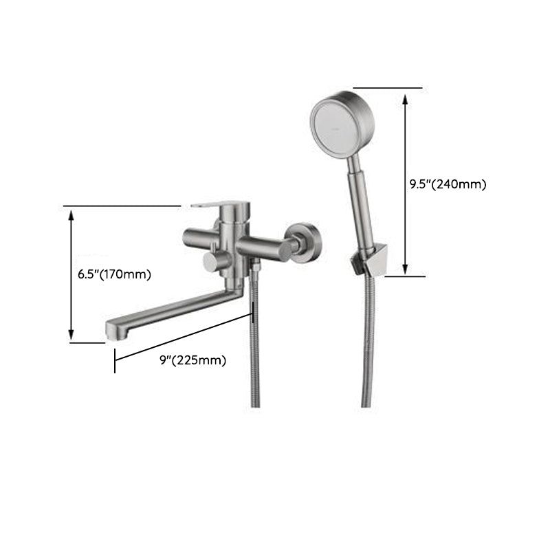 Contemporary Bridge-Style Kitchen Faucet Low Profile with Side Spray Clearhalo 'Home Improvement' 'home_improvement' 'home_improvement_kitchen_faucets' 'Kitchen Faucets' 'Kitchen Remodel & Kitchen Fixtures' 'Kitchen Sinks & Faucet Components' 'kitchen_faucets' 7063125