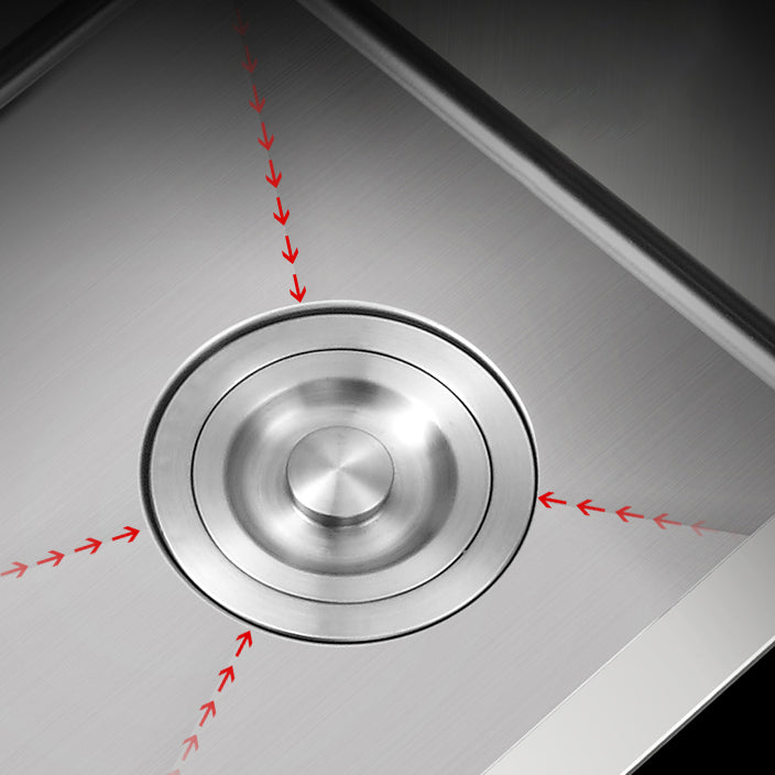 Double Bowl Kitchen Sink Stainless Steel Workstation Sink with Drain Assembly Clearhalo 'Home Improvement' 'home_improvement' 'home_improvement_kitchen_sinks' 'Kitchen Remodel & Kitchen Fixtures' 'Kitchen Sinks & Faucet Components' 'Kitchen Sinks' 'kitchen_sinks' 7063313