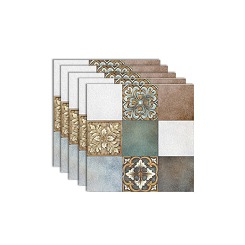 Modern Backsplash Tile Smooth Peel and Stick Wall Tile for Bathroom Brown Clearhalo 'Flooring 'Home Improvement' 'home_improvement' 'home_improvement_peel_stick_blacksplash' 'Peel & Stick Backsplash Tile' 'peel_stick_blacksplash' 'Walls & Ceilings' Walls and Ceiling' 7063541