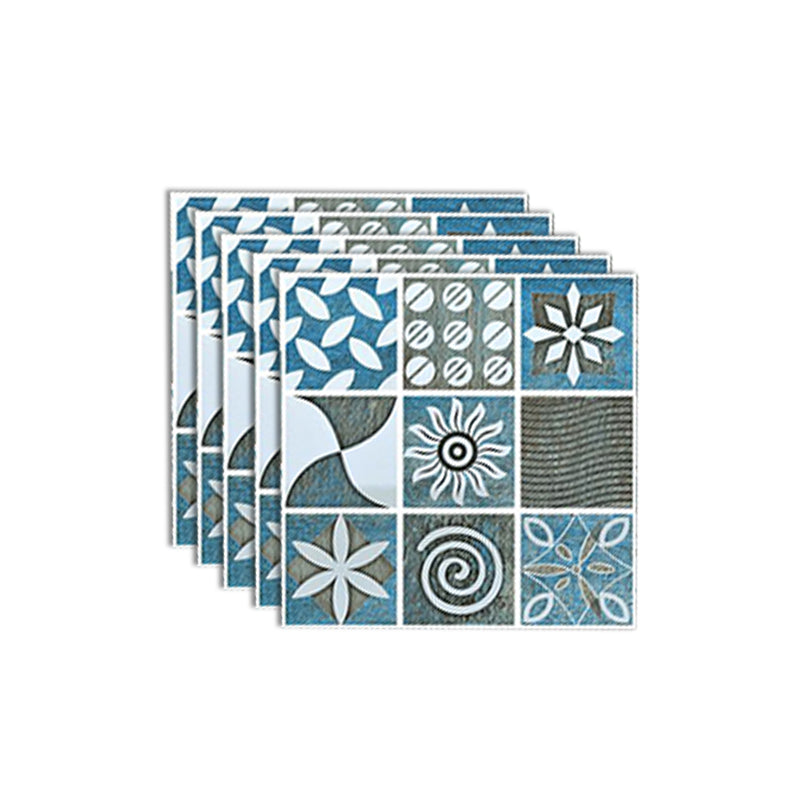 Modern Backsplash Tile Smooth Peel and Stick Wall Tile for Bathroom Blue Clearhalo 'Flooring 'Home Improvement' 'home_improvement' 'home_improvement_peel_stick_blacksplash' 'Peel & Stick Backsplash Tile' 'peel_stick_blacksplash' 'Walls & Ceilings' Walls and Ceiling' 7063542