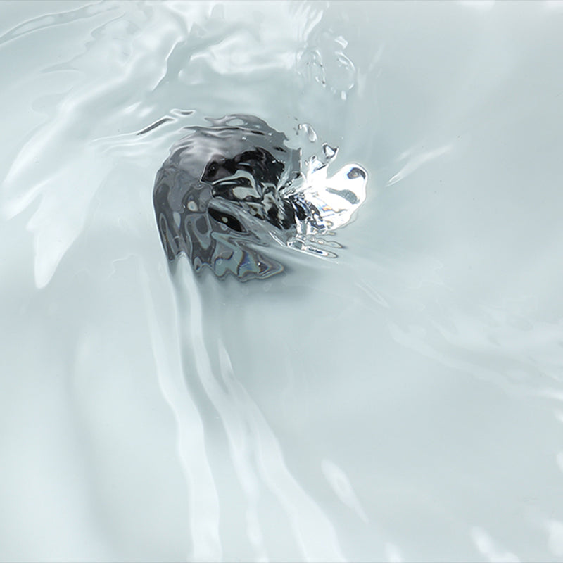 Classic Porcelain Bathroom Sink Trough Bathroom Sink in White Clearhalo 'Bathroom Remodel & Bathroom Fixtures' 'Bathroom Sinks & Faucet Components' 'Bathroom Sinks' 'bathroom_sink' 'Home Improvement' 'home_improvement' 'home_improvement_bathroom_sink' 7063591