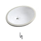 Contemporary Round Wash Stand Ceramic Undermount Bathroom Sink 22"L x 17"W x 8"H Sink Clearhalo 'Bathroom Remodel & Bathroom Fixtures' 'Bathroom Sinks & Faucet Components' 'Bathroom Sinks' 'bathroom_sink' 'Home Improvement' 'home_improvement' 'home_improvement_bathroom_sink' 7063810