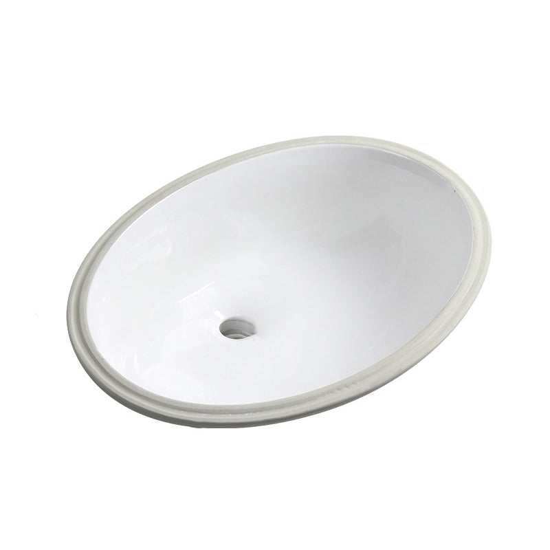 Contemporary Round Wash Stand Ceramic Undermount Bathroom Sink Clearhalo 'Bathroom Remodel & Bathroom Fixtures' 'Bathroom Sinks & Faucet Components' 'Bathroom Sinks' 'bathroom_sink' 'Home Improvement' 'home_improvement' 'home_improvement_bathroom_sink' 7063817