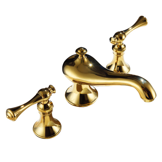 Traditional Deck Mounted Bronze Roman Tub Faucet Low Arc Roman Tub Faucet Set Clearhalo 'Bathroom Remodel & Bathroom Fixtures' 'Bathtub Faucets' 'bathtub_faucets' 'Home Improvement' 'home_improvement' 'home_improvement_bathtub_faucets' 7063985