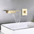 Waterfall Spout Tub Faucet Trim Metal Knob Handle Bathtub Faucet Gold Knob Handles Hand Shower Not Included Clearhalo 'Bathroom Remodel & Bathroom Fixtures' 'Bathtub Faucets' 'bathtub_faucets' 'Home Improvement' 'home_improvement' 'home_improvement_bathtub_faucets' 7064000