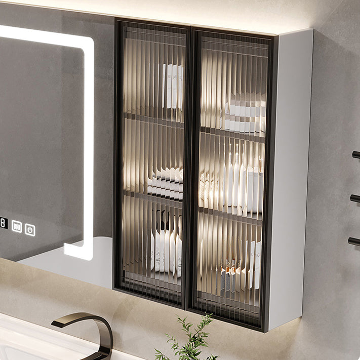 Rectangular Bathroom Vanity Single Sink Wall Mount Mirror Glam Vanity with Drawers Clearhalo 'Bathroom Remodel & Bathroom Fixtures' 'Bathroom Vanities' 'bathroom_vanities' 'Home Improvement' 'home_improvement' 'home_improvement_bathroom_vanities' 7064374