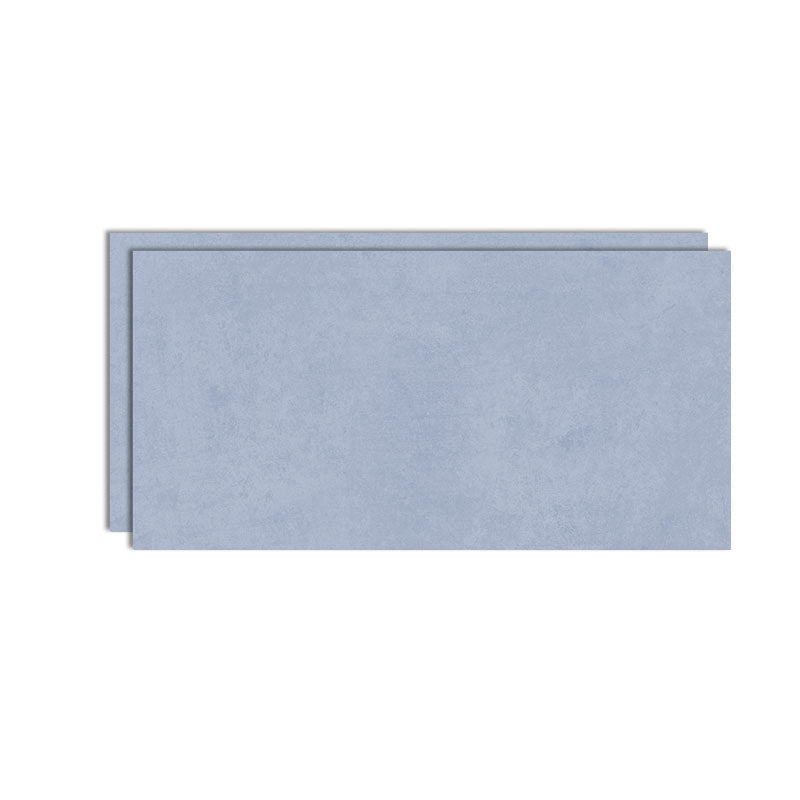 Non-slip Floor Tile Pure Color Rectangle Straight Edge Floor Tile for Living Room Light Blue Clearhalo 'Floor Tiles & Wall Tiles' 'floor_tiles_wall_tiles' 'Flooring 'Home Improvement' 'home_improvement' 'home_improvement_floor_tiles_wall_tiles' Walls and Ceiling' 7064455