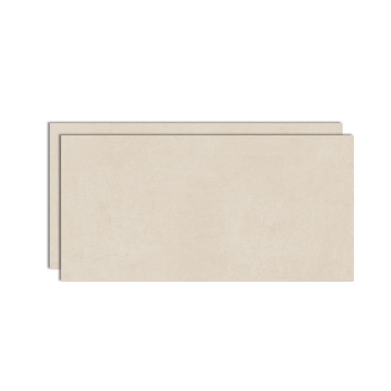 Non-slip Floor Tile Pure Color Rectangle Straight Edge Floor Tile for Living Room Butter Yellow Clearhalo 'Floor Tiles & Wall Tiles' 'floor_tiles_wall_tiles' 'Flooring 'Home Improvement' 'home_improvement' 'home_improvement_floor_tiles_wall_tiles' Walls and Ceiling' 7064465