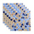 Square Flowerbed Tile Straight Edge Pebbles Design Singular Flowerbed Tile Blue-Brown Clearhalo 'Floor Tiles & Wall Tiles' 'floor_tiles_wall_tiles' 'Flooring 'Home Improvement' 'home_improvement' 'home_improvement_floor_tiles_wall_tiles' Walls and Ceiling' 7064514