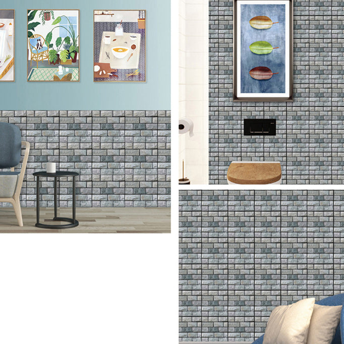 PVC Peel/Stick Backsplash Tile 3D Peel and Stick Wall Tile with Mildew Resistant Clearhalo 'Flooring 'Home Improvement' 'home_improvement' 'home_improvement_peel_stick_blacksplash' 'Peel & Stick Backsplash Tile' 'peel_stick_blacksplash' 'Walls & Ceilings' Walls and Ceiling' 7064539