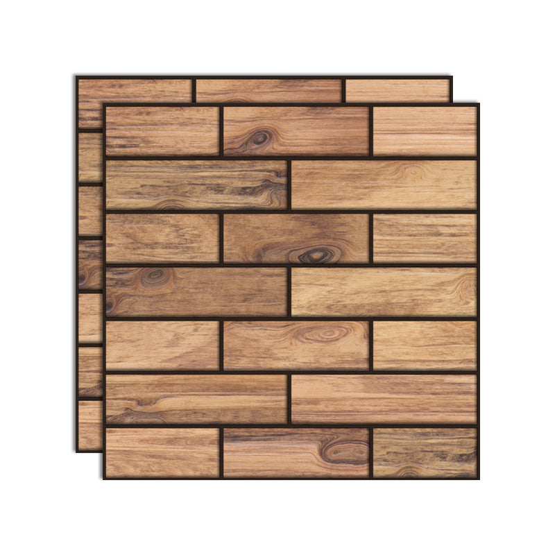 PVC Peel/Stick Backsplash Tile 3D Peel and Stick Wall Tile with Mildew Resistant Orange 2-Piece Set Clearhalo 'Flooring 'Home Improvement' 'home_improvement' 'home_improvement_peel_stick_blacksplash' 'Peel & Stick Backsplash Tile' 'peel_stick_blacksplash' 'Walls & Ceilings' Walls and Ceiling' 7064554