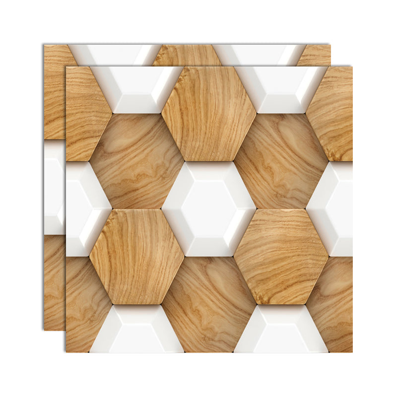 PVC Peel/Stick Backsplash Tile 3D Peel and Stick Wall Tile with Mildew Resistant Natural Clearhalo 'Flooring 'Home Improvement' 'home_improvement' 'home_improvement_peel_stick_blacksplash' 'Peel & Stick Backsplash Tile' 'peel_stick_blacksplash' 'Walls & Ceilings' Walls and Ceiling' 7064568