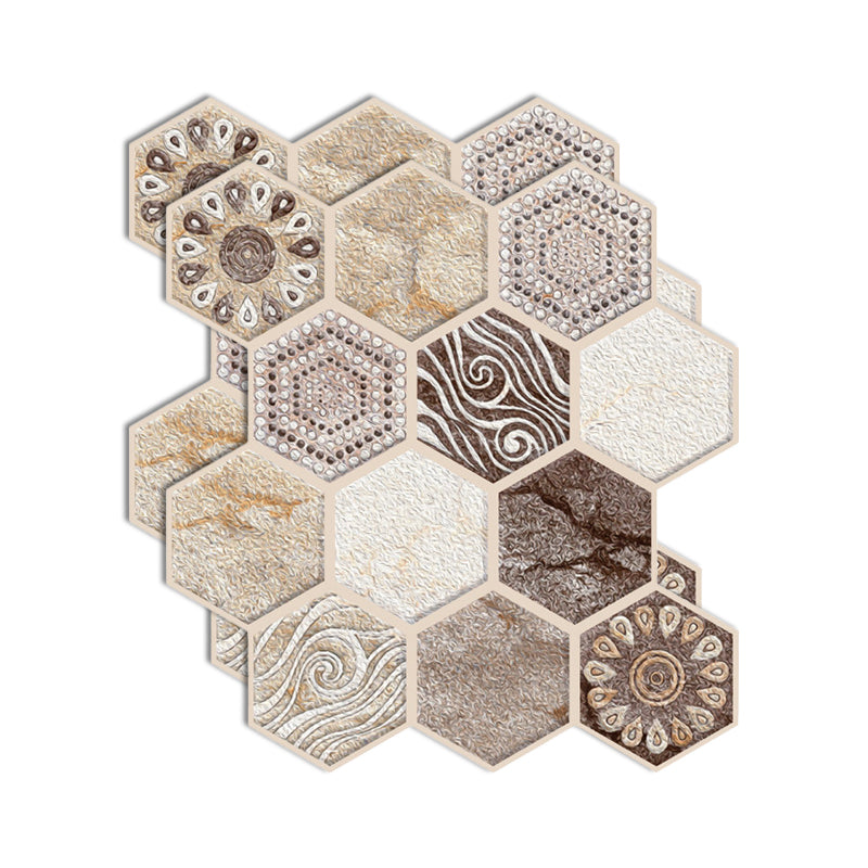 PVC Peel/Stick Backsplash Tile 3D Peel and Stick Wall Tile with Mildew Resistant Light Coffee Clearhalo 'Flooring 'Home Improvement' 'home_improvement' 'home_improvement_peel_stick_blacksplash' 'Peel & Stick Backsplash Tile' 'peel_stick_blacksplash' 'Walls & Ceilings' Walls and Ceiling' 7064569