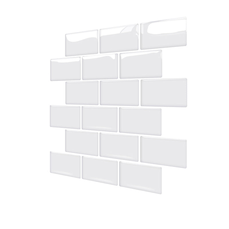 Square Peel & Stick Tile Water Resistant Subway Tile for Kitchen Backsplash Clearhalo 'Flooring 'Home Improvement' 'home_improvement' 'home_improvement_peel_stick_blacksplash' 'Peel & Stick Backsplash Tile' 'peel_stick_blacksplash' 'Walls & Ceilings' Walls and Ceiling' 7064603