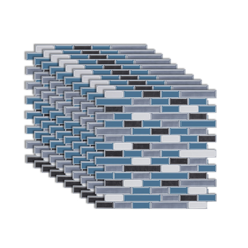 Modern Peel and Stick Backsplash PVC Hexagonal Peel and Stick Tile Gray-Blue Clearhalo 'Flooring 'Home Improvement' 'home_improvement' 'home_improvement_peel_stick_blacksplash' 'Peel & Stick Backsplash Tile' 'peel_stick_blacksplash' 'Walls & Ceilings' Walls and Ceiling' 7064625