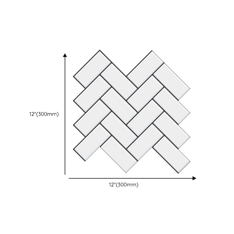 Modern Peel and Stick Tiles PVC Herringbone Peel and Stick Backsplash Wall Tile Clearhalo 'Flooring 'Home Improvement' 'home_improvement' 'home_improvement_peel_stick_blacksplash' 'Peel & Stick Backsplash Tile' 'peel_stick_blacksplash' 'Walls & Ceilings' Walls and Ceiling' 7064685