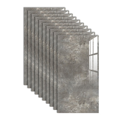 Modern Backsplash Panels PVC Peel and Press Waterproof Wall Paneling Dark Gray Clearhalo 'Flooring 'Home Improvement' 'home_improvement' 'home_improvement_wall_paneling' 'Wall Paneling' 'wall_paneling' 'Walls & Ceilings' Walls and Ceiling' 7064698