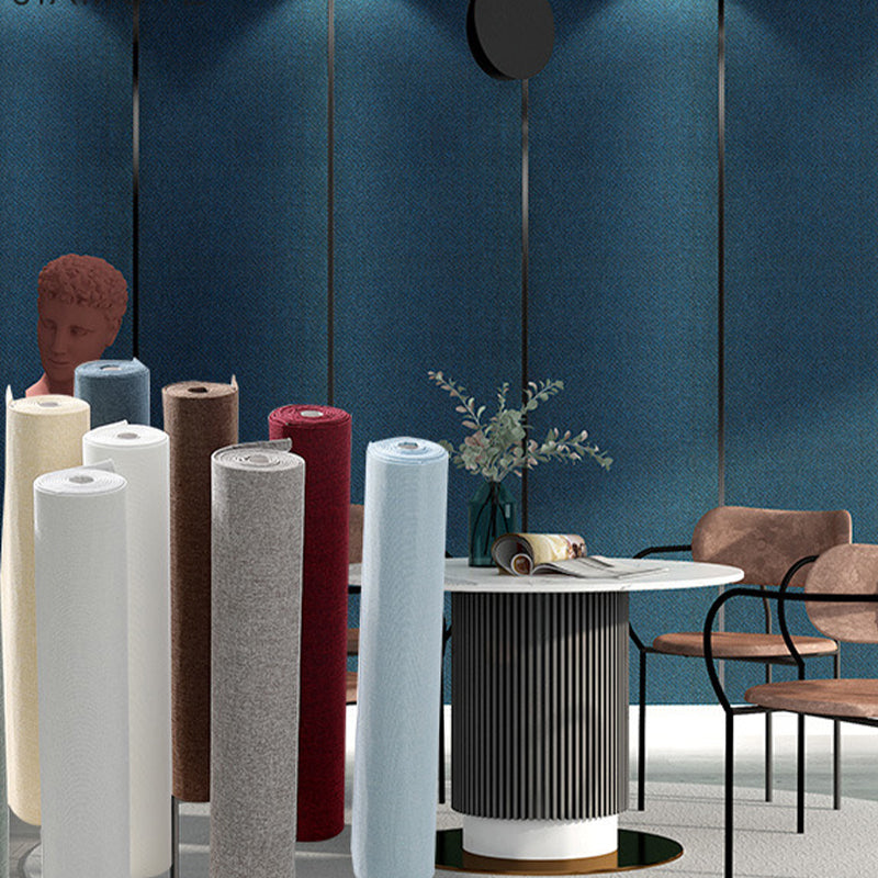 Modern Wall Covering Paneling Linen Material Wall Interior Water Proof Plank Clearhalo 'Flooring 'Home Improvement' 'home_improvement' 'home_improvement_wall_paneling' 'Wall Paneling' 'wall_paneling' 'Walls & Ceilings' Walls and Ceiling' 7064743