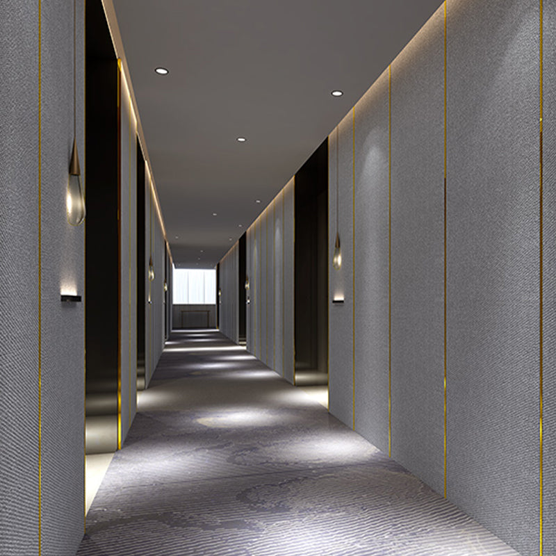Modern Wall Covering Paneling Linen Material Wall Interior Water Proof Plank Grey Clearhalo 'Flooring 'Home Improvement' 'home_improvement' 'home_improvement_wall_paneling' 'Wall Paneling' 'wall_paneling' 'Walls & Ceilings' Walls and Ceiling' 7064746