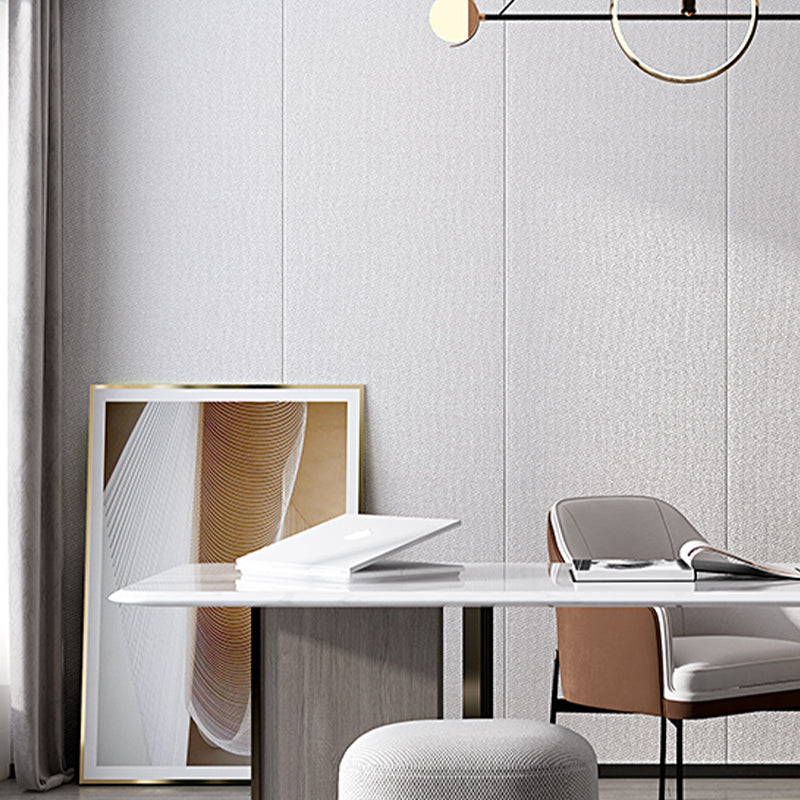 Modern Wall Covering Paneling Linen Material Wall Interior Water Proof Plank White Clearhalo 'Flooring 'Home Improvement' 'home_improvement' 'home_improvement_wall_paneling' 'Wall Paneling' 'wall_paneling' 'Walls & Ceilings' Walls and Ceiling' 7064750