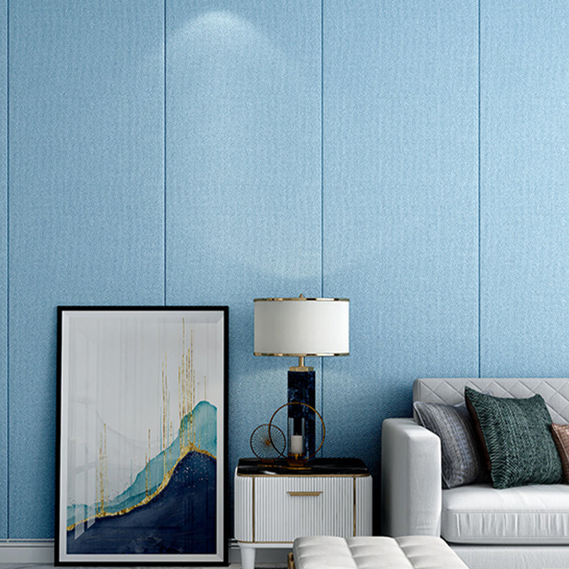 Modern Wall Covering Paneling Linen Material Wall Interior Water Proof Plank Light Blue Clearhalo 'Flooring 'Home Improvement' 'home_improvement' 'home_improvement_wall_paneling' 'Wall Paneling' 'wall_paneling' 'Walls & Ceilings' Walls and Ceiling' 7064751